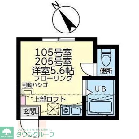 ユナイト上星川レッドパプリカの物件間取画像